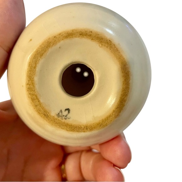 VTG METLOX POPPYTRAIL SCULPTURED GRAPE BLUE SALT And PEPPER SHAKER No Stoppers - Picture 5 of 7